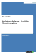 Das Britische Parlament - Geschichte, Uberblick, Vergleich - Walter, Friedrich