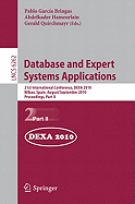 Database and Expert Systems Applications: 21st International Conference, DEXA 2010 Bilbao, Spain, August 30 - September 3, 2010 Proceedings, Part II