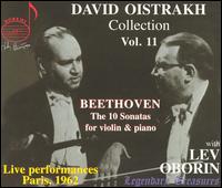 David Oistrakh Collection, Vol. 11 - David Oistrakh (violin); Lev Oborin (piano)