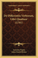 de Differentiis Verborum, Libri Quattuor (1741)
