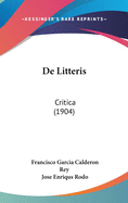 de Litteris: Critica (1904)