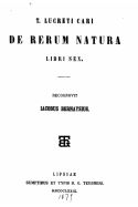 de Rerum Natura Libri Sex