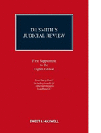 De Smith's Judicial Review 1st Supplement