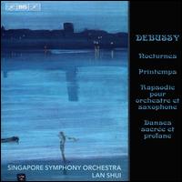 Debussy: Nocturnes; Printemps; Rapsodie pour orchestre et saxophone; Danses sacre et profane - Claude Delangle (sax); Gulnara Mashurova (harp); Philharmonic Chamber Chorus of Europe (choir, chorus);...