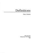 Definitions - Oresick, Peter