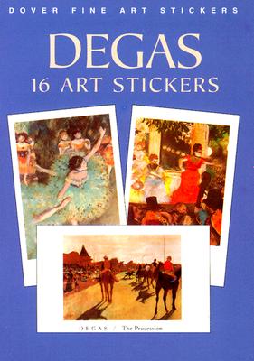 Degas: 16 Art Stickers - Degas, Edgar