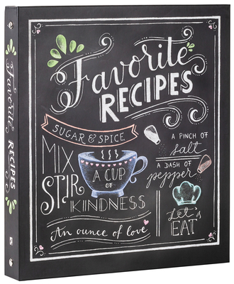 Deluxe Recipe Binder - Favorite Recipes (Chalkboard) - New Seasons, and Publications International Ltd