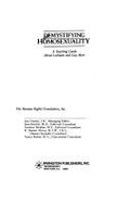 Demystifying Homosexuality: A Teaching Guide about Lesbians and Gay Men - Gomez, Jose, and Human Rights Foundation (Editor), and Pomeroy, Wardell B (Designer)