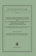 Der Gute Gerhart Rudolfs Von EMS in Einer Anonymen Prosaauflsung Und Die Lateinische Und Deutsche Fassung Der Gerold-Legende Albrechts Von Bonstetten: Nach Den Handschriften Reg. O 157 Und Reg. O 29a Und B Im Th?ringischen Hauptstaatsarchiv Weimar