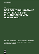 Der politisch-soziale Wortschatz des Rum?nischen von 1821 bis 1850