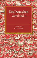 Des Deutschen Vaterland: Volume 1