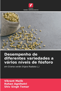 Desempenho de diferentes variedades a vrios n?veis de f?sforo