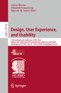 Design, User Experience, and Usability: 13th International Conference, DUXU 2024, Held as Part of the 26th HCI International Conference, HCII 2024, Washington, DC, USA, June 29 - July 4, 2024, Proceedings, Part IV