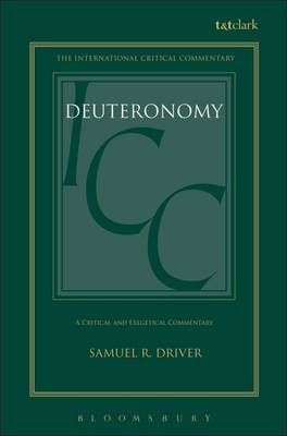 Deuteronomy - Driver, Samuel Rolles, and Driver, S R