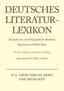 Deutsches Literatur-Lexikon, Eganzungsband VI, Maag - Ryslavy