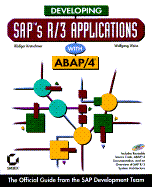 Developing Saps R/3 Applications with ABAP/4 with CD-ROM