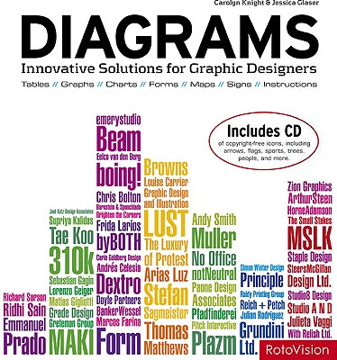 Diagrams: Innovative Solutions for Graphic Designers - Knight, Carolyn, and Glaser, Jessica