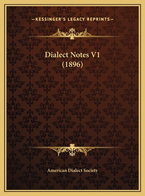 Dialect Notes V1 (1896) - American Dialect Society