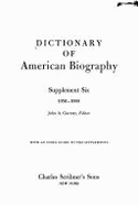 Dictionary of American Biography Supplement