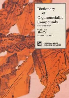 Dictionary of Organometallic Compounds - MacIntyre, Jane E (Editor)