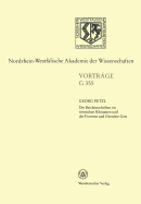 Die Beichtinschriften Im Romischen Kleinasien Und Der Fromme Und Gerechte Gott: 405. Sitzung Am 19. November 1997 in Dusseldorf