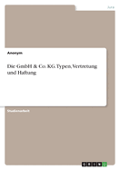 Die GmbH & Co. KG. Typen, Vertretung und Haftung