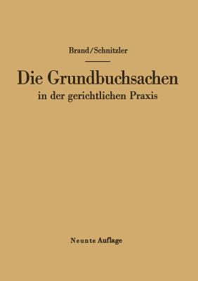 Die Grundbuchsachen in Der Gerichtlichen Praxis - Brand, Arthur, and Schnitzler, Leo