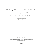 Die Kompositionslehre Des Christian Demelius