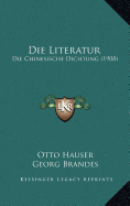 Die Literatur: Die Chinesische Dichtung (1908)