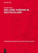 Die Lyrik Puskins in Deutschland: (1820-1870)