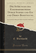 Die Strungen Des Eisenbahnbetriebs Durch Schnee Und Eis Und Deren Beseitigung: Eine Zusammenstellung Der Seither Gemachten Erfahrungen (Classic Reprint)