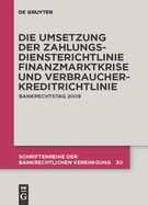 Die zivilrechtliche Umsetzung der Zahlungsdiensterichtlinie