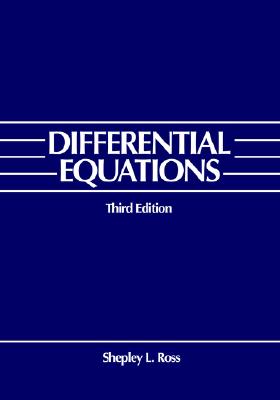 Differential Equations - Ross, Shepley L