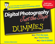 Digital Photography Just the Steps for Dummies - Obermeier, Barbara