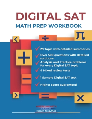 DIGITAL SAT MATH PREP WORKBOOK "Ace the Test with Confidence" - Academy, American Math