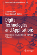 Digital Technologies and Applications: Proceedings of ICDTA'22, Fez, Morocco, Volume 2