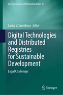 Digital Technologies and Distributed Registries for Sustainable Development: Legal Challenges