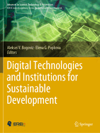 Digital Technologies and Institutions for Sustainable Development