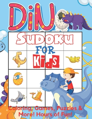 Dino Sudoku for Kids: Coloring, Games, Puzzles & More! Hours of Fun! - Henry, Thomas