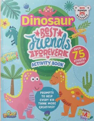 Dinosaur Best Friends Forever Activity Book - Panda, Red