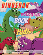 Dinosaur Coloring Book: 48 completely unique dinosaur coloring pages for kids ages 4-8!