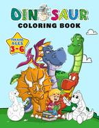 Dinosaur Coloring Book for Kids ages 3-6: Fantastic Dinosaurs to Color with over 100 Unique pages, Great Gift for Boy & Girl