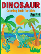 Dinosaur Coloring Book for Kids Ages 4-8