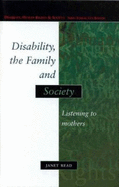 Disability, the Family, and Society: Listening to Mothers