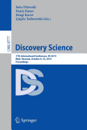 Discovery Science: 17th International Conference, DS 2014, Bled, Slovenia, October 8-10, 2014, Proceedings