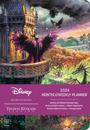 Disney Dreams Collection By Thomas Kinkade Studios 12-Month 2024 Monthly/Weekly Planner Calendar: Maleficent