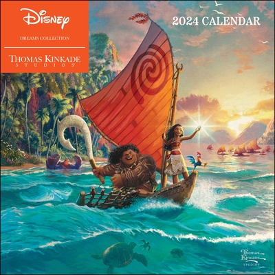 Disney Dreams Collection By Thomas Kinkade Studios: 2024 Wall Calendar - Kinkade, Thomas
