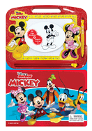 Disney Junior Mickey: Activity Book Learning, Writing, Sketching with Magnetic Drawing Doodle Pad for Kids: Storybook & Magnetic Drawing Kit