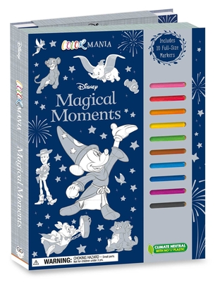 Disney: Magical Moments Colormania: With 10 Felt Tip Pens and Over 90 Coloring Pages - Igloobooks