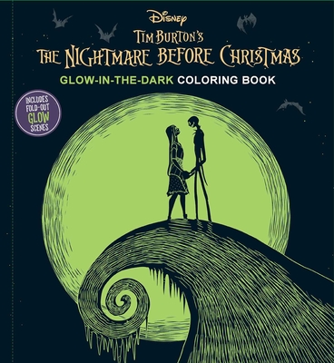 Disney Tim Burton's the Nightmare Before Christmas Glow-In-The-Dark Coloring Book - Editors of Thunder Bay Press
